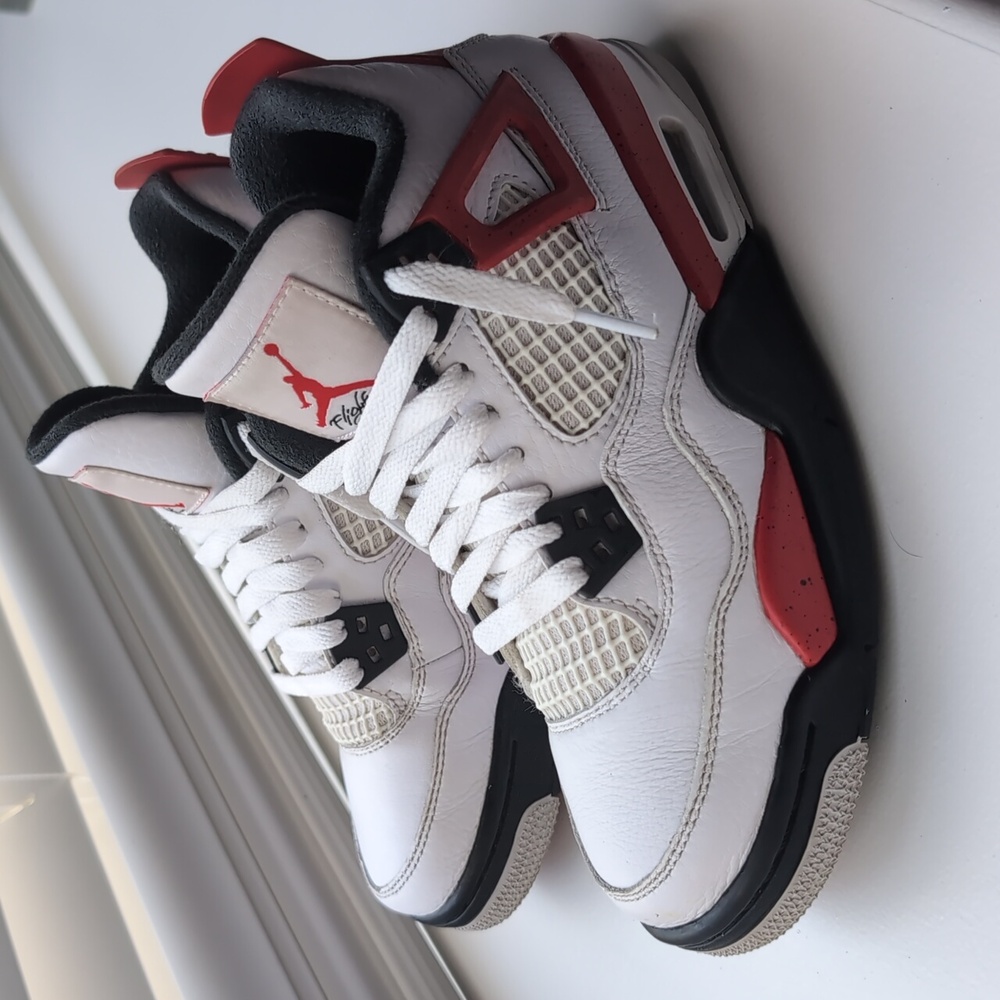 Jordan 4 red cement youth